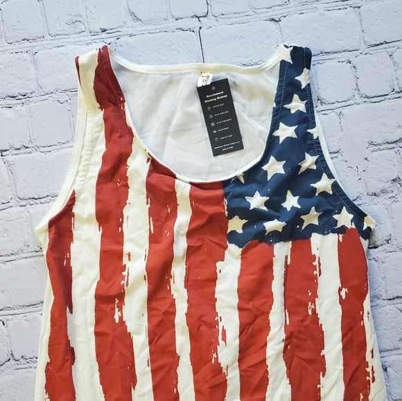NWT 4th of July Tank America Patriot Sz XL - Picture 6 of 8